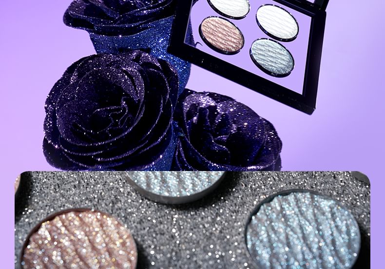 ORIGINELE KUNSTENAAR - Night Chameleon Vierkleuren Highlight Palette