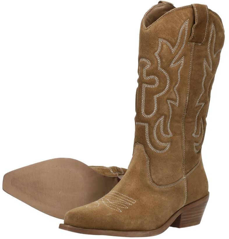 Sub55 Western boots cognac