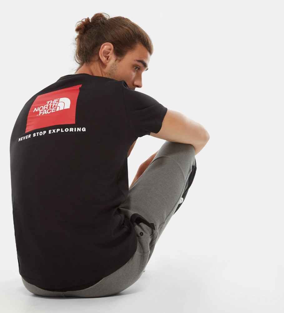 Camiseta The North Face Redbox preta de algodão