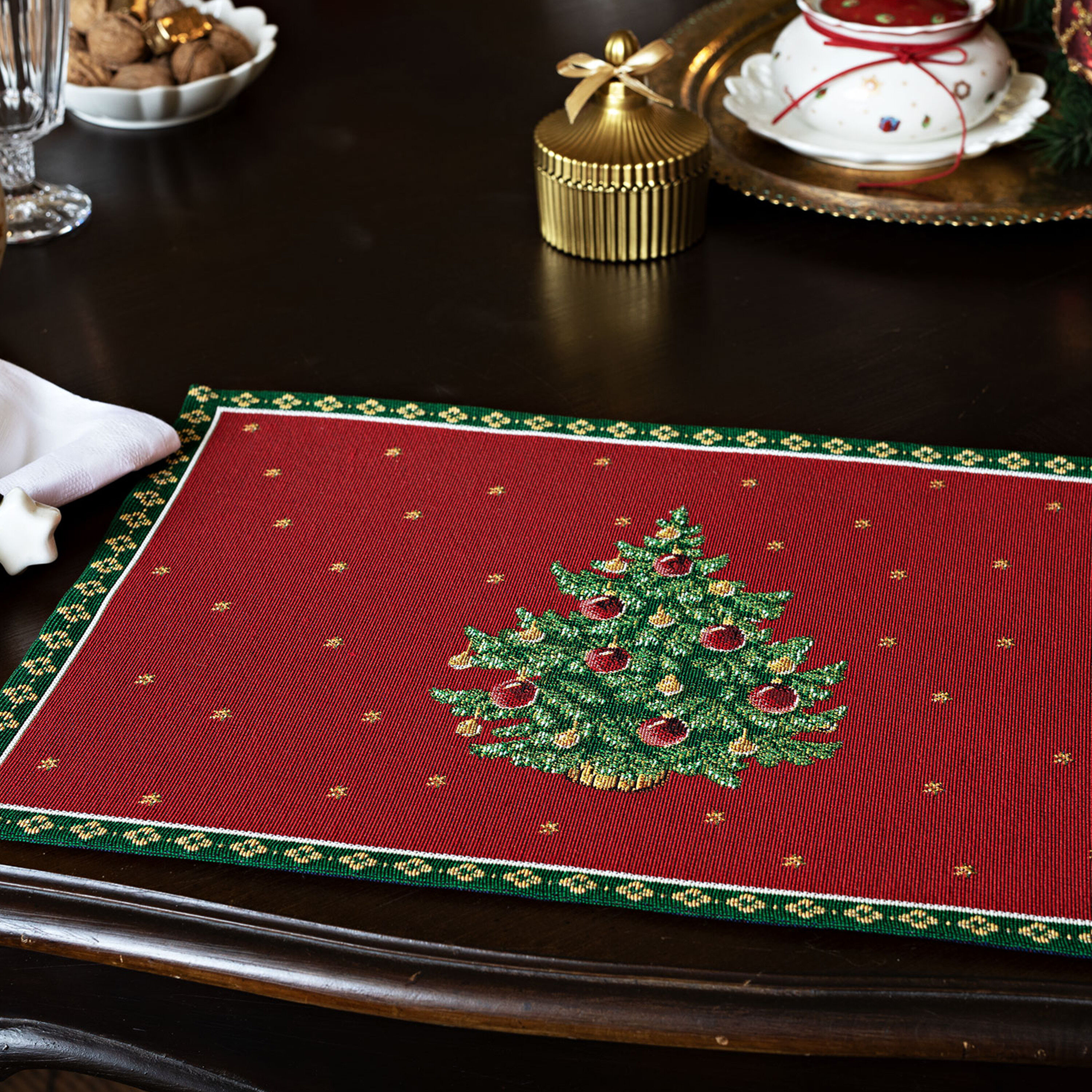 Toy's Delight Placemat Red, 18.9'' x 12.6'' x 0.1''