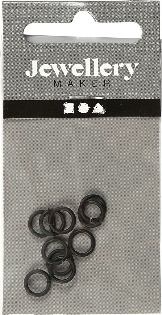 O-Ring - Str. 7 MM - Tykkelse 1 MM - Sort - 50 Stk