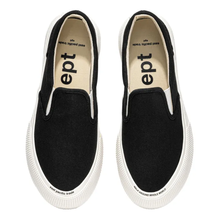 East Pacific Trade Baskets Slip On | Noir