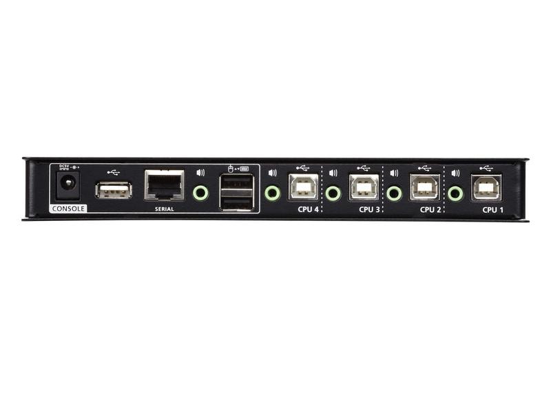 Aten KM Switch CS724KM 4-Port USB Boundless KM Switch (Kabel enthalten)