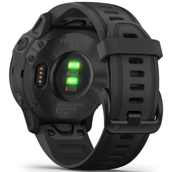 Montre cardio GPS GARMIN FENIX 6S PRO BAND BLACK W/BLACK