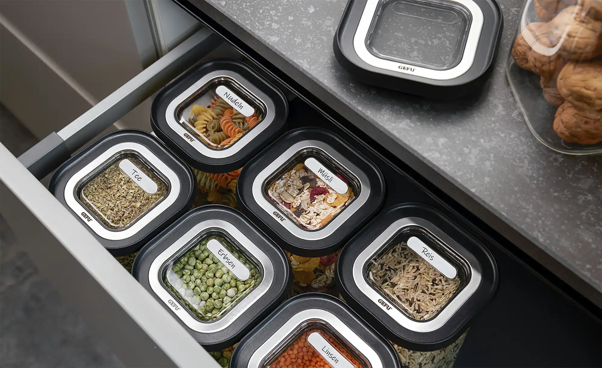 Gefu 3er-Vorratsdosenset PANTRY