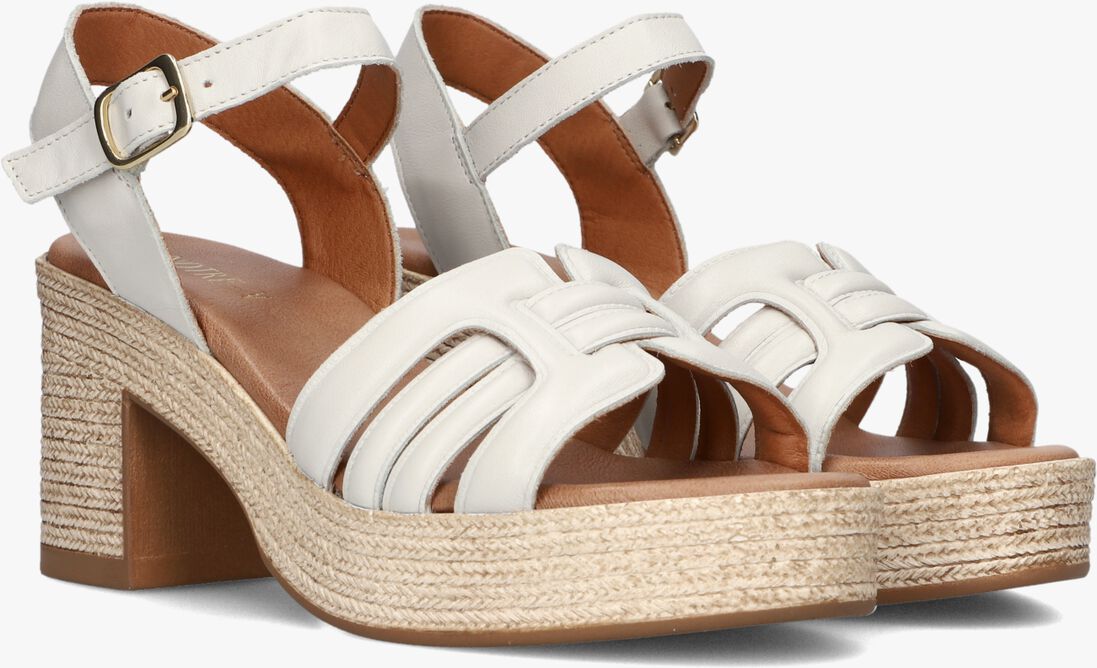 witte notre-v sandalen met hak as-2000
