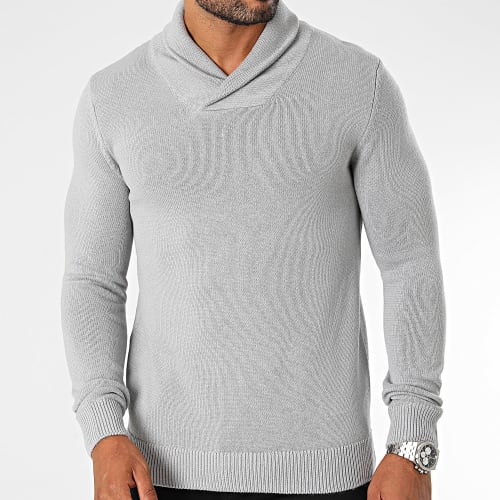 Pull Col Amplified Njord Shawl Gris