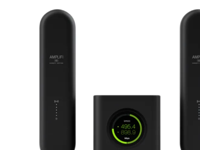 Ubiquiti AmpliFi AFi-G - Gamer's Edition - - Wi-Fi-system - (router, 2 extendere) - op til 20.000 sq.ft - mesh - 1GbE - Wi-Fi 5 - Dual Band