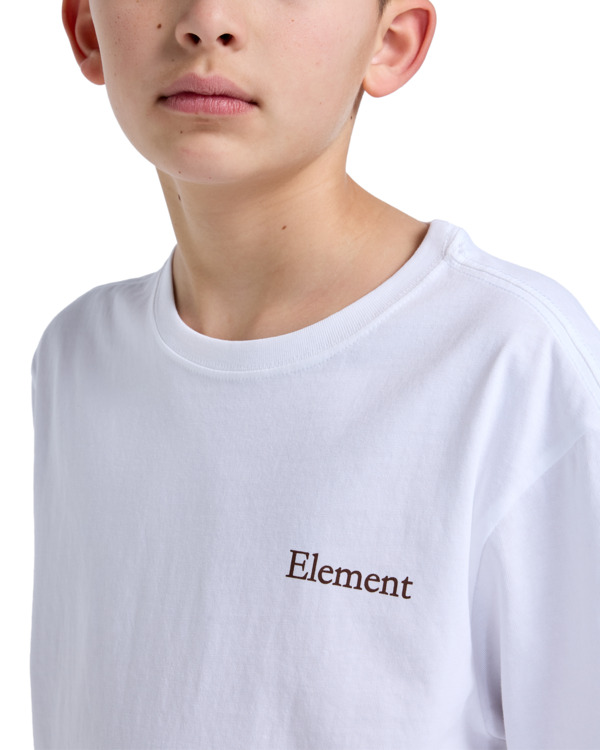 Element Smokey Bear Nest SS Youth Optic White