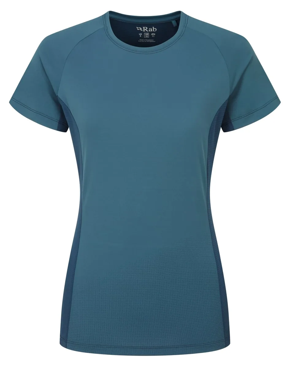 Rab Trail Tee Wmns Orion Blue/Tempest Blue