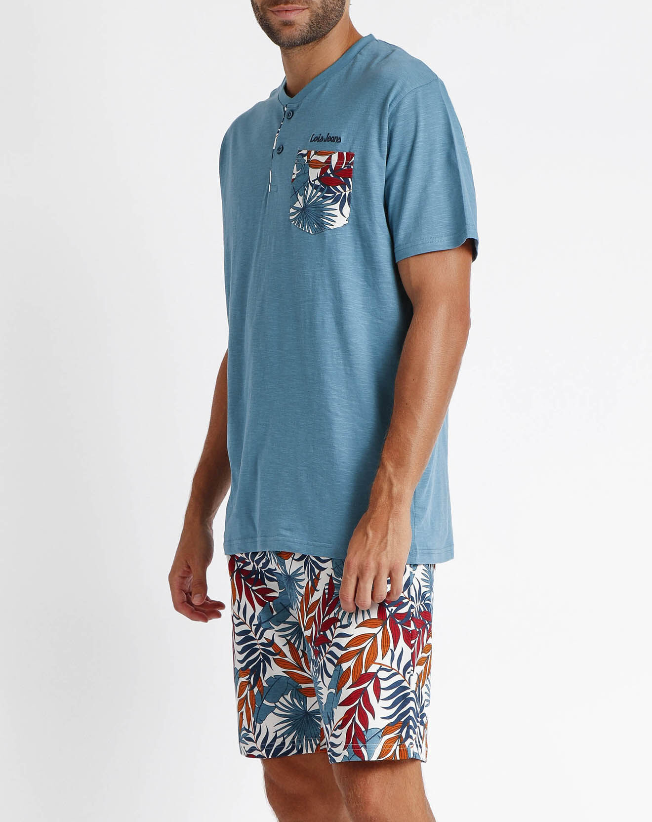Lois Pyjama T-Shirt & Short Mateo bleu