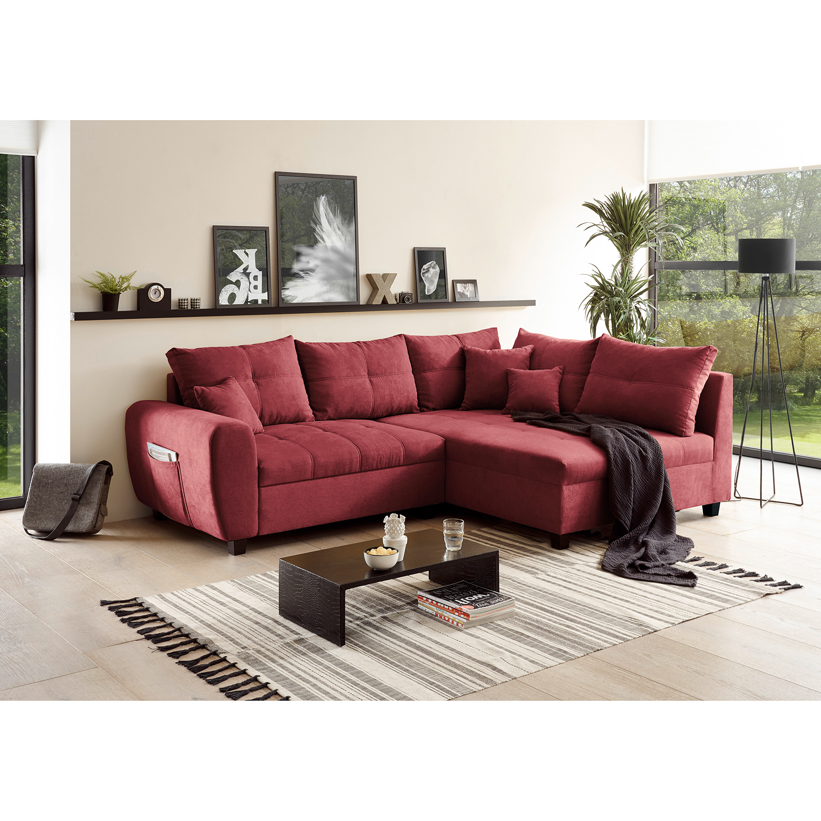 Ecksofa - berry - Liegefunktion - Recamiere rechts