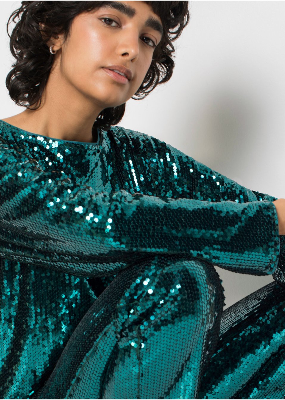 Blouse en paillettes