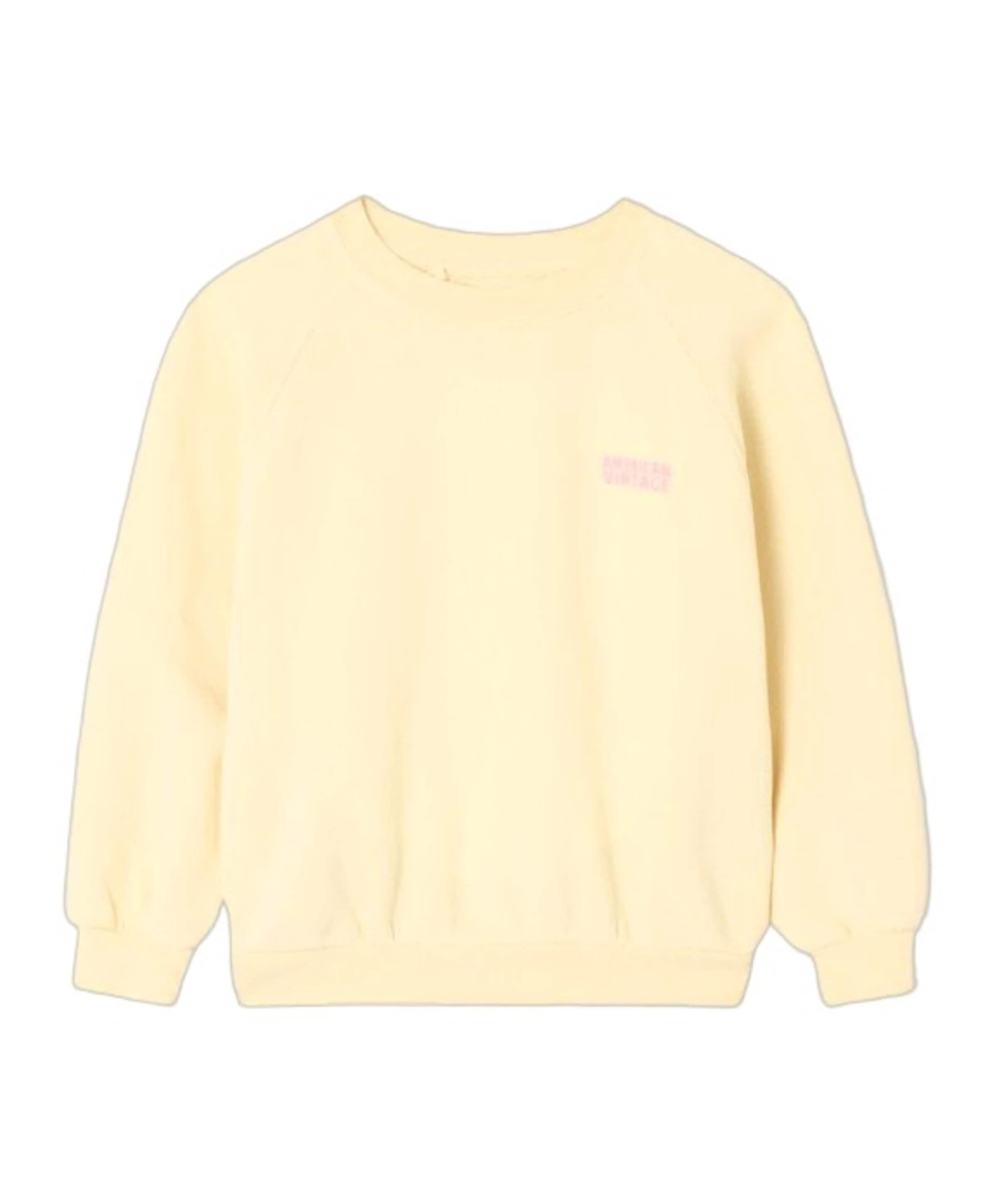 American Vintage Uniseks sweater  geel