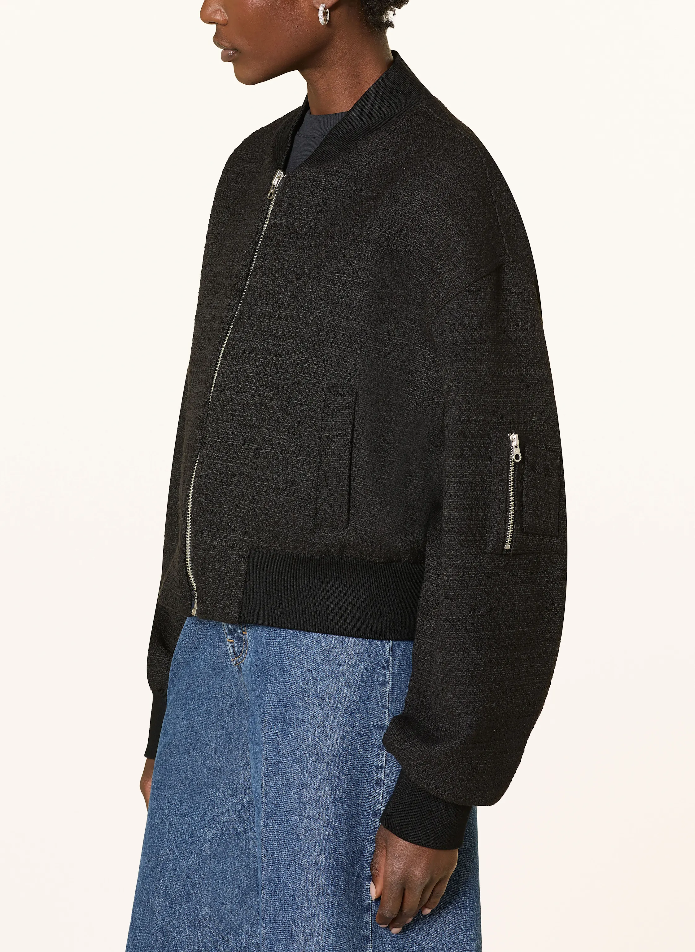 MEOTINE Tweed-Blouson KIAN