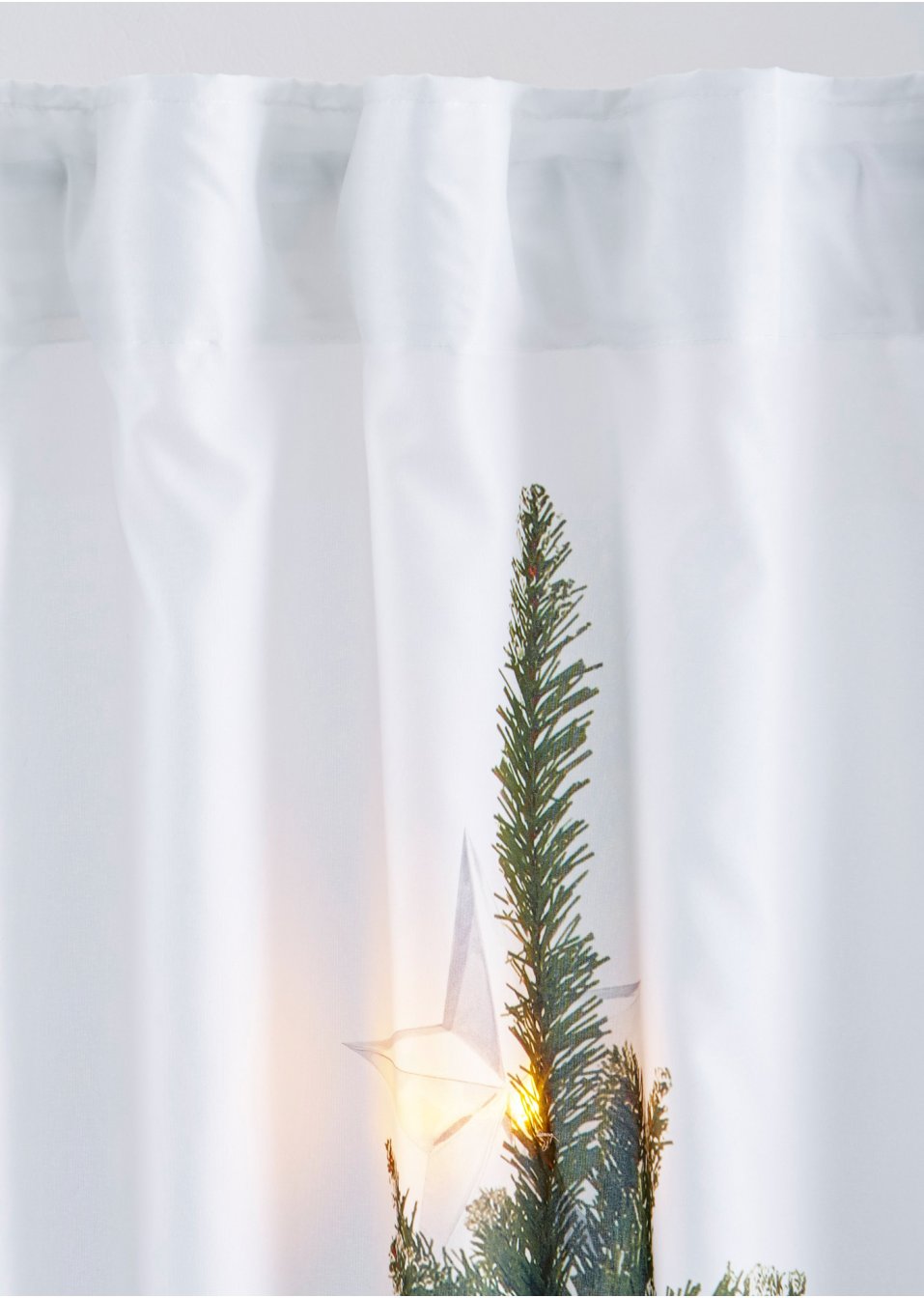 Panneau à LED imprimé sapin de Noël (1 pce.)
