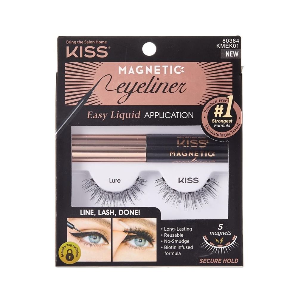 Kiss Magnetic Eyeliner & Lash Kit Lure 1 Stk