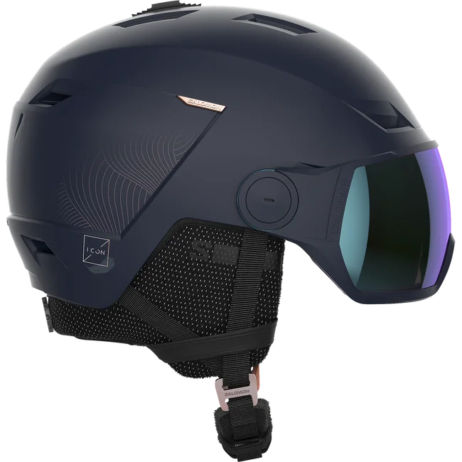 ICON LT VISOR PHOTO SIGMA  Damenhelm WisteriaNavy