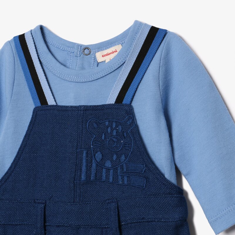 Combi salopette bébé garçon brodée Catimini Aucune nuance