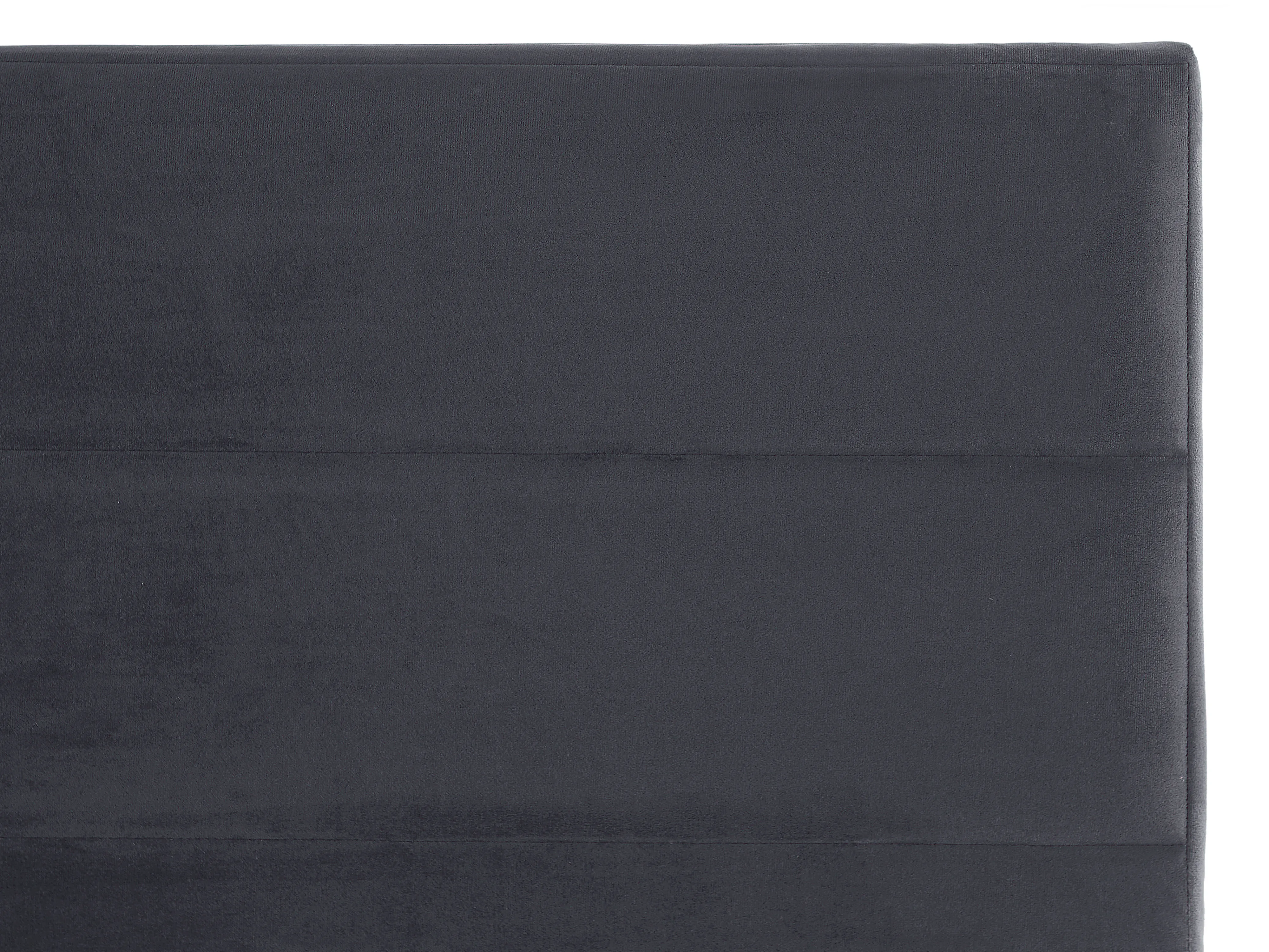 Bed Fluweel BELLOU 180 x 200 cm Donkergrijs