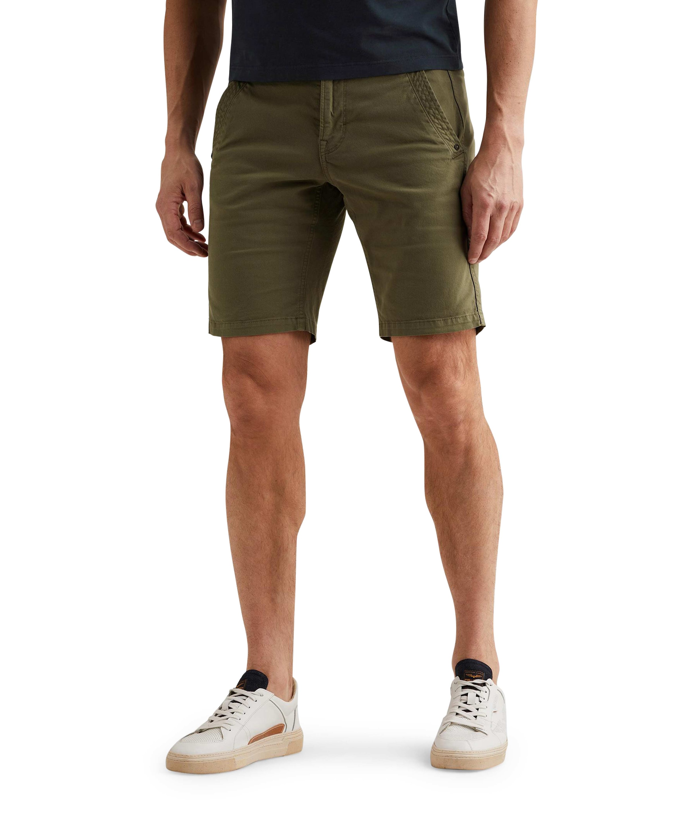 PME Legend SPECTOR CHINO SHORTS FANCY STRUCTU heren korte broek groen
