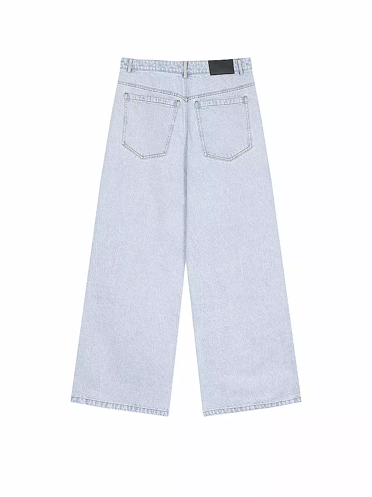 KARO KAUER Jeans Wide Fit hellblau