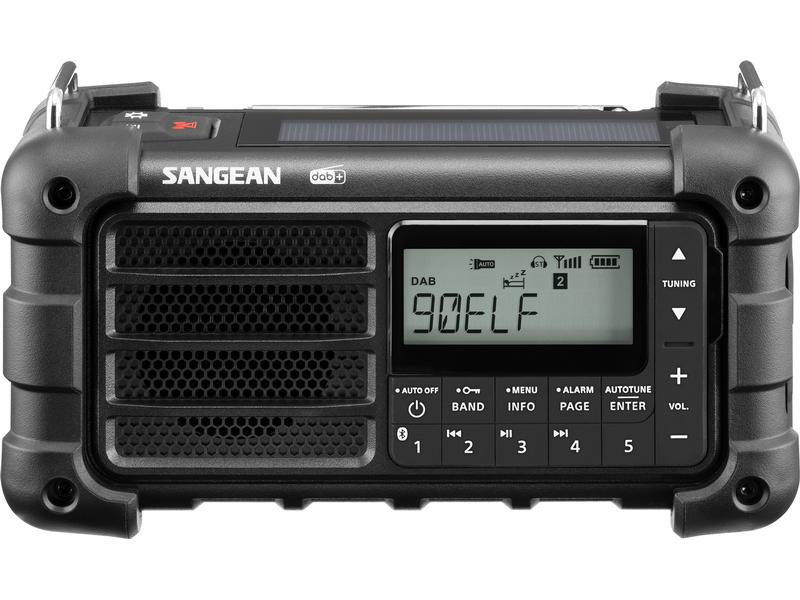 Sangean DAB  Radio MMR-99DAB  Schwarz Mehrfachbetriebenes digitales Notfallradio