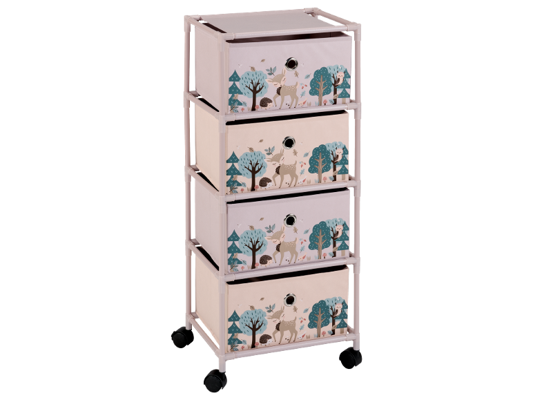 Kinder kast op wielen