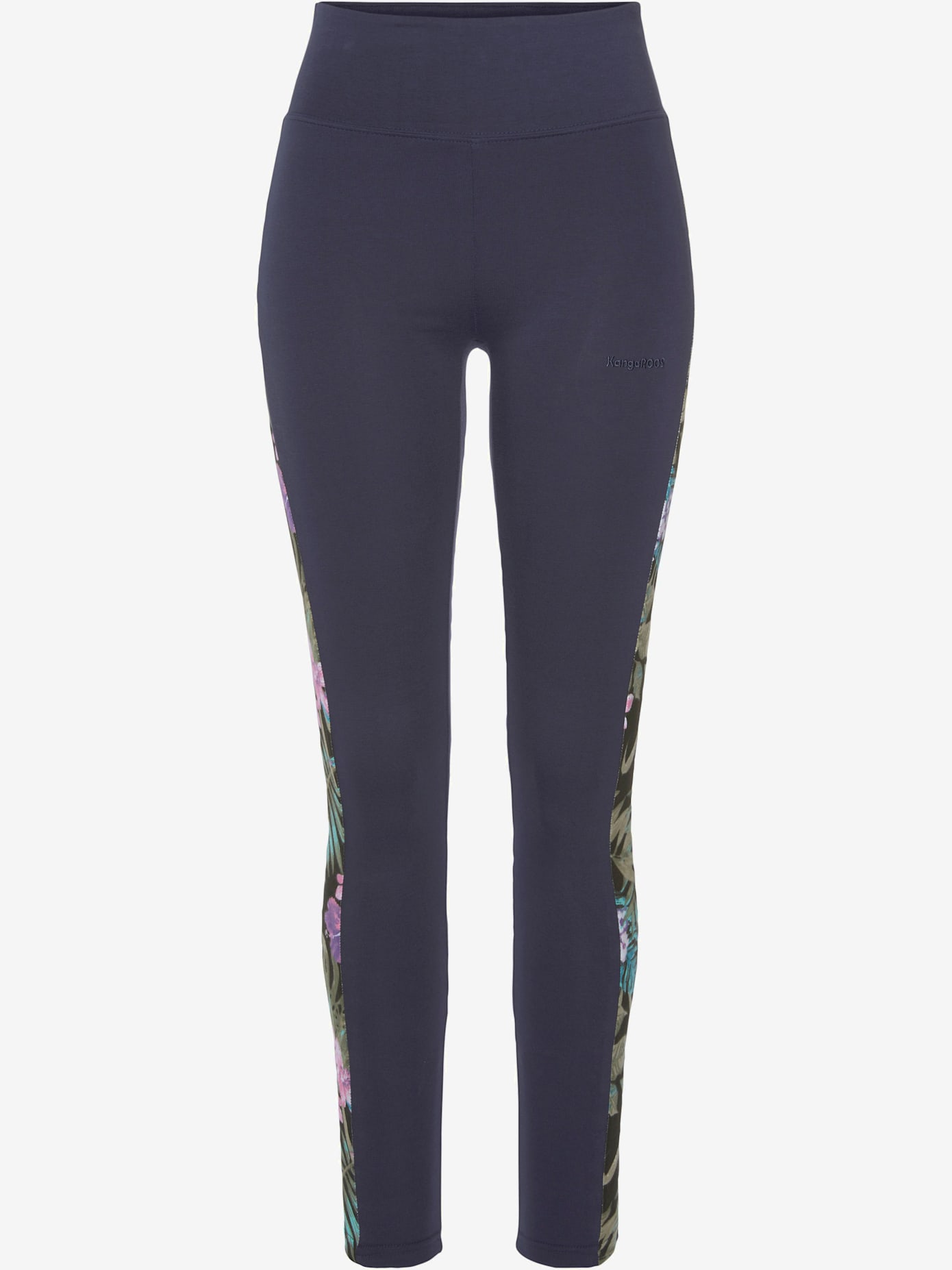 Legging avec rayures latérales imprimées