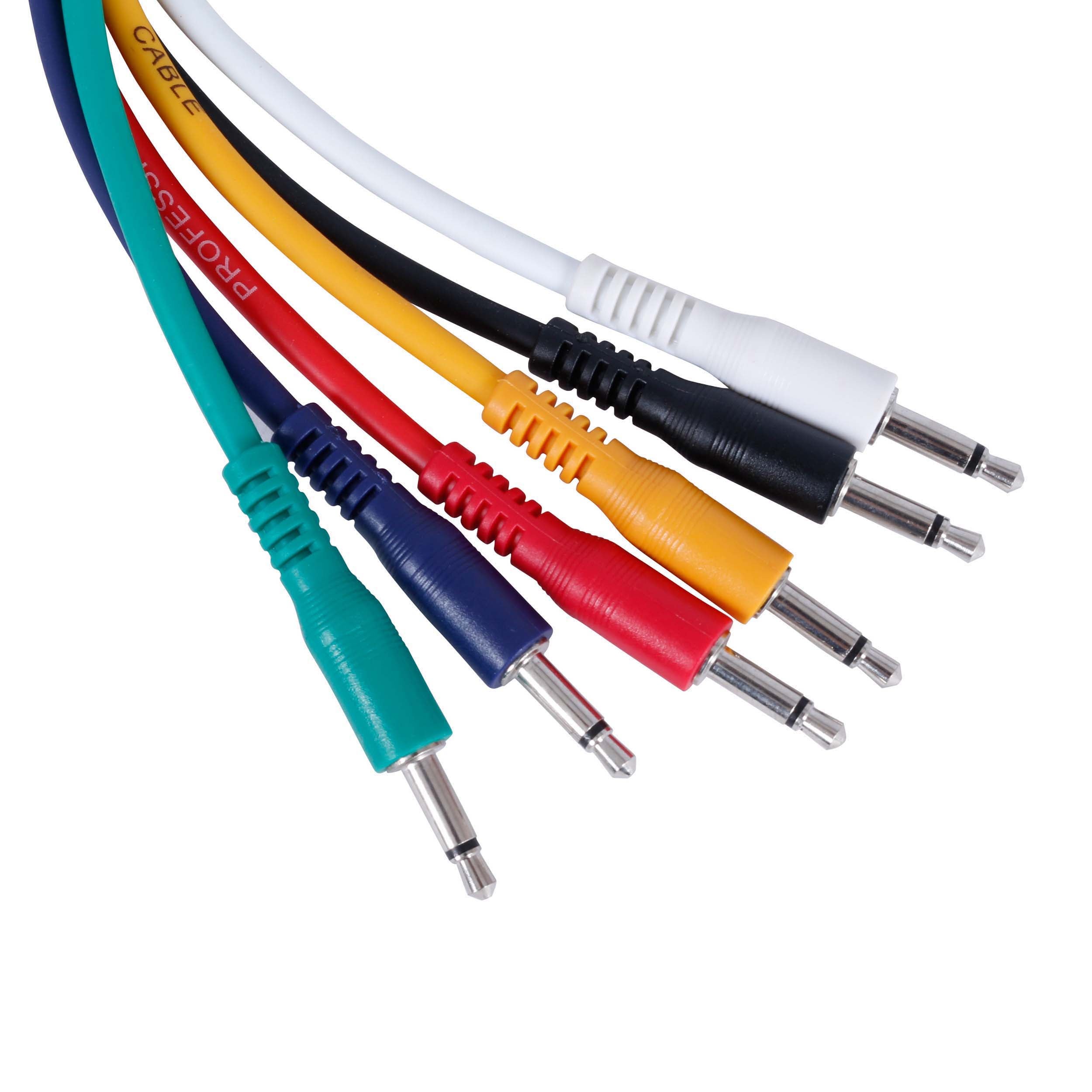 Devine PATCH3535-RB-15cm patchkabel mono 3.5 mm 6-pack 15 cm