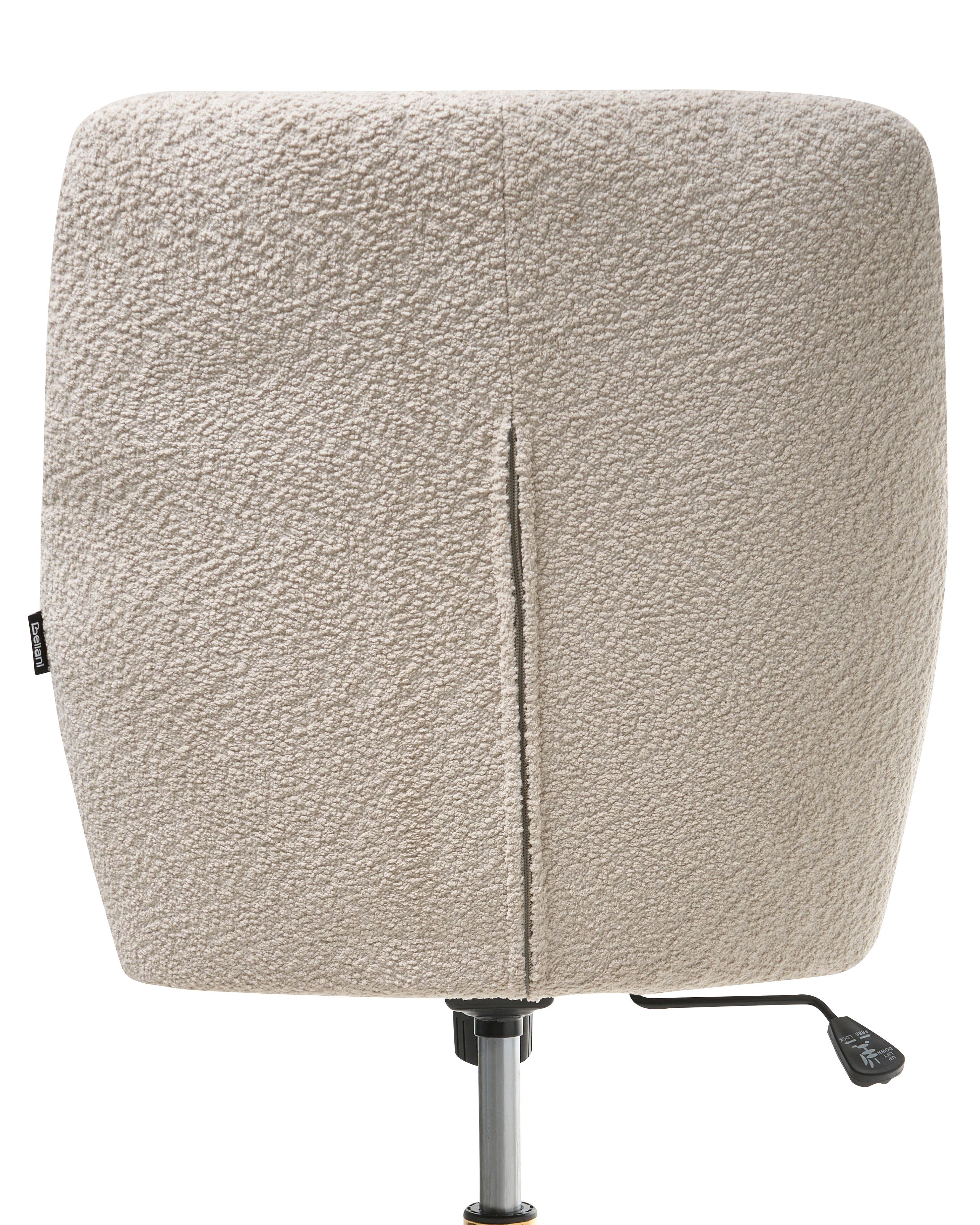 Bureaustoel PALMDALE Bouclé Lichtbeige