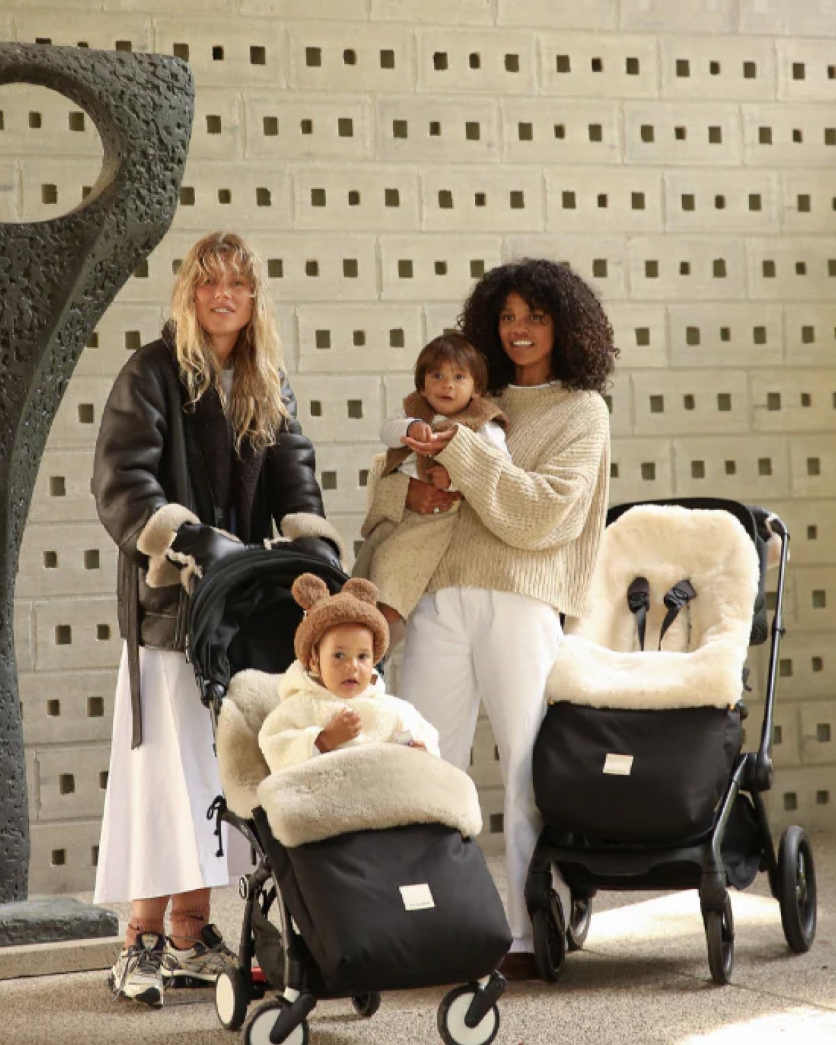 Håndmuffe Vogn – Lammeskin Merino | Buggy Mittens