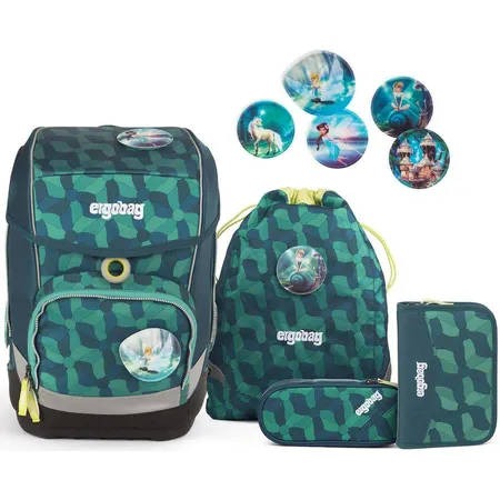 ergobag CUBO Schulrucksack-Set WunderBär 5-teilig