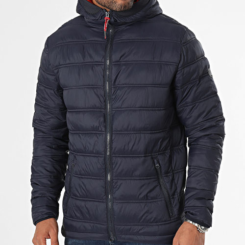 Doudoune Capuche Creekside Bleu Marine