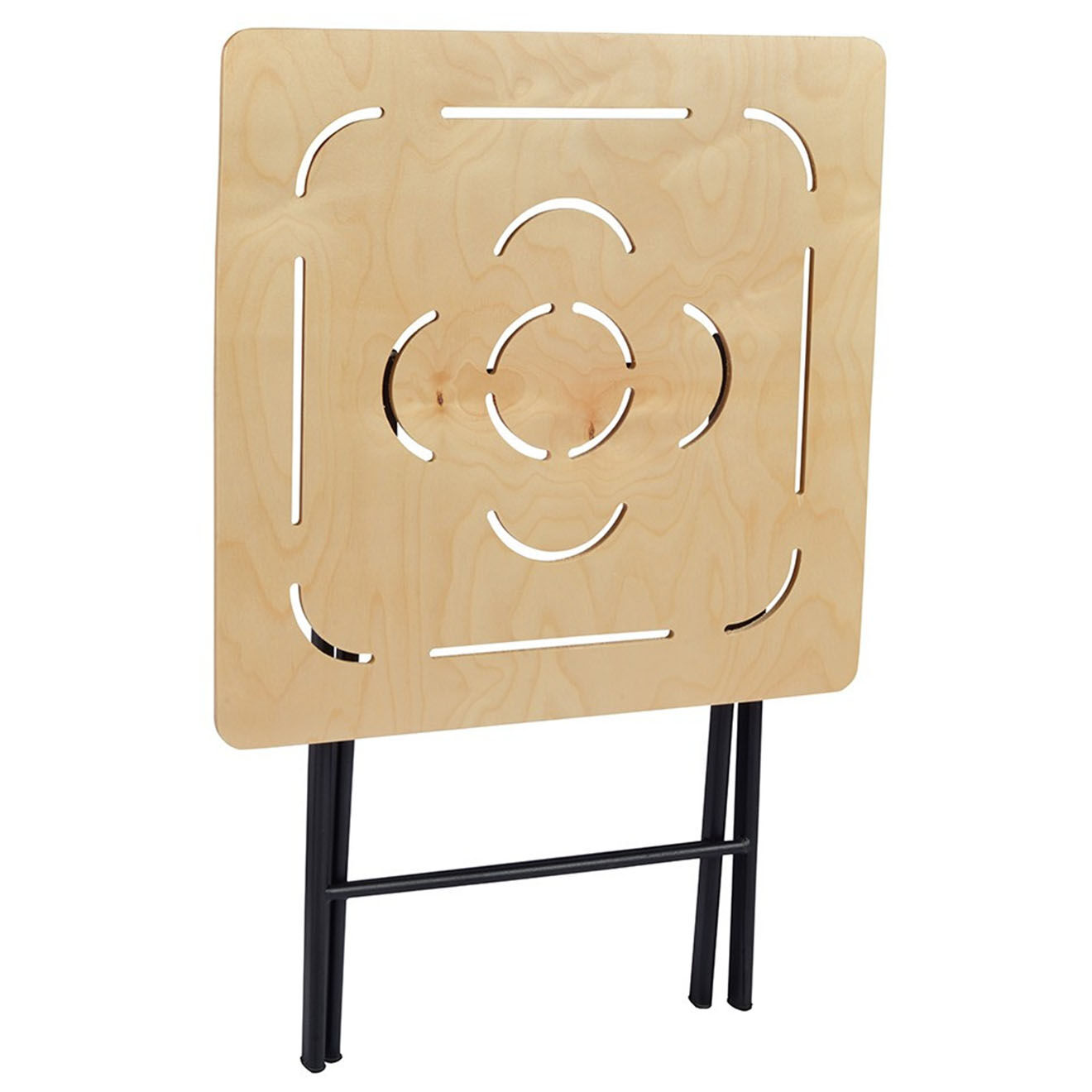 Sunny Garden Ensemble table + 2 chaises marron/noir