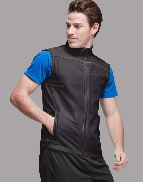 Mustaghata DYNAMIX - Gilet Coupe-Vent Respirant Unisexe pour Course