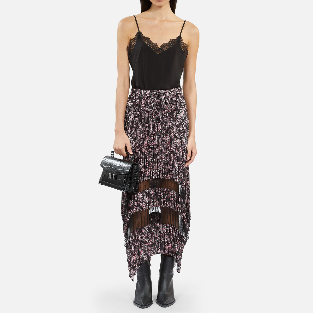 THE KOOPLES<br>Rok midi assimétrico