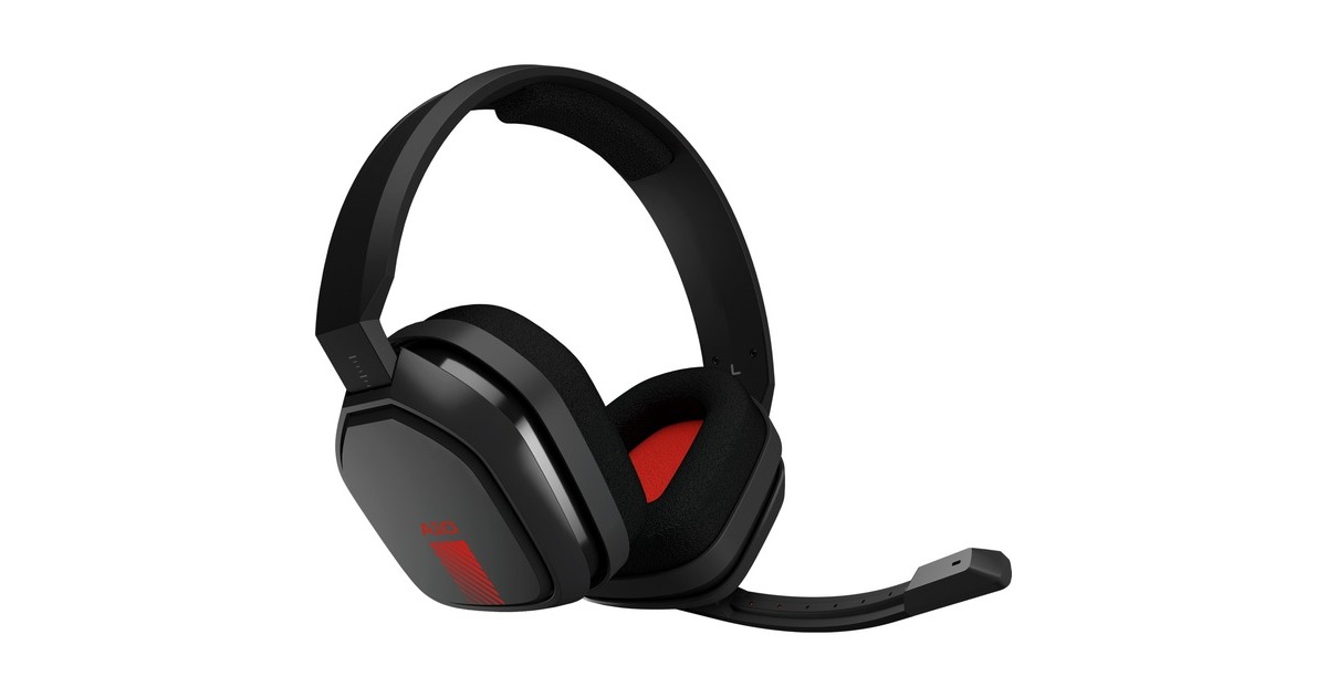 ASTRO GamingA10 headset over-ear gaming headset  (Zwart/rood, Pc, PlayStation 4, Xbox One)