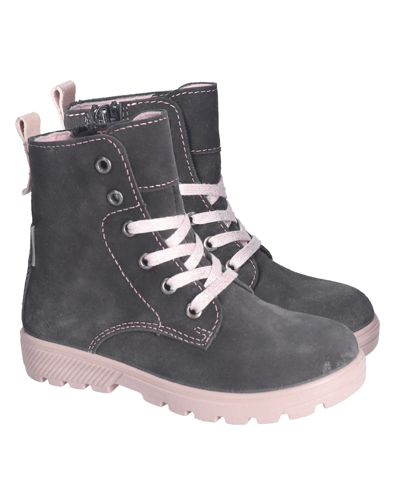 Schnürboots ANNI in asphalt