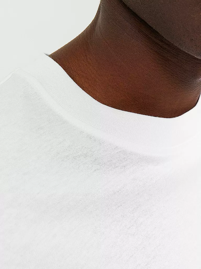 JACK & JONES T-Shirt JJEBRADLEY weiss