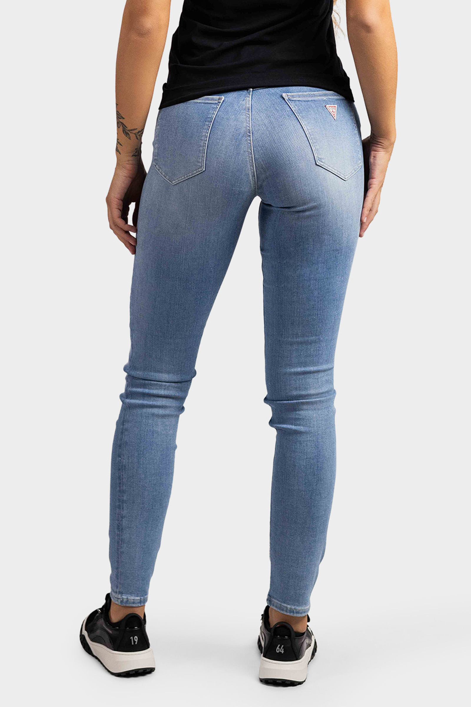 Guess 1981 Skinny Jeans Dames Lichtblauw