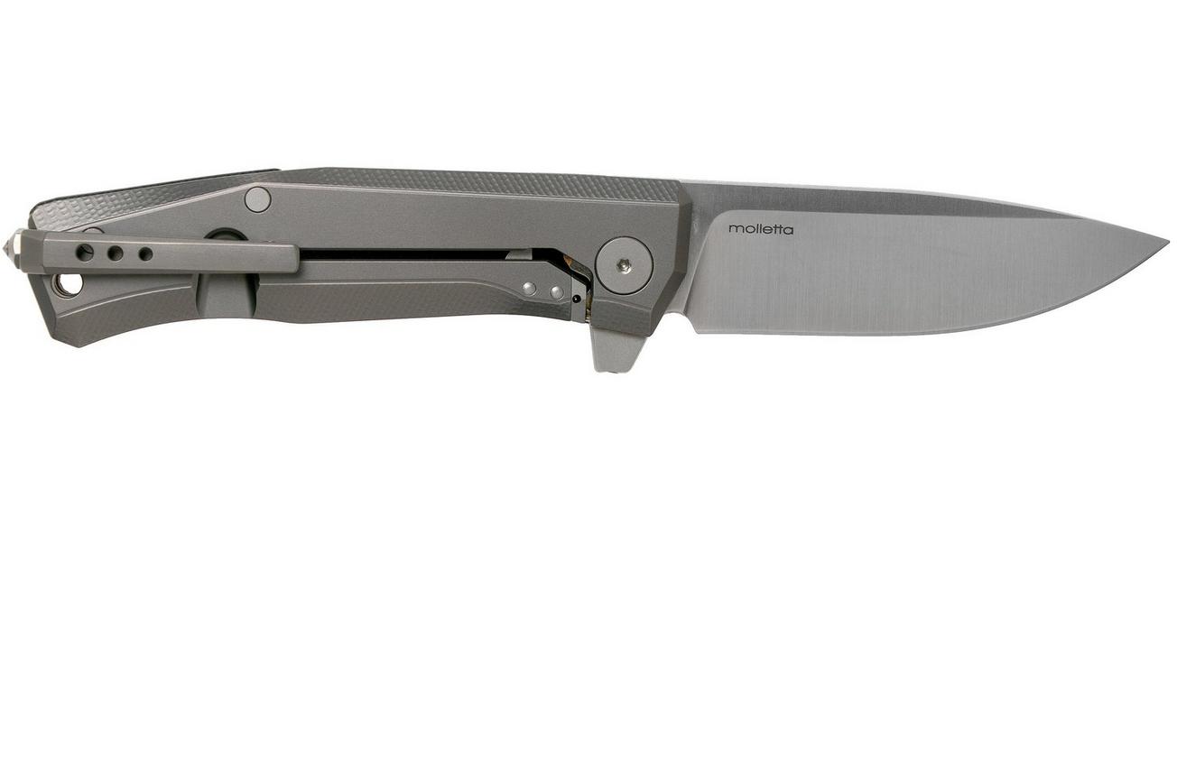 LionSteel Myto MT01-CVG Green Canvas Micarta zakmes, Molletta design