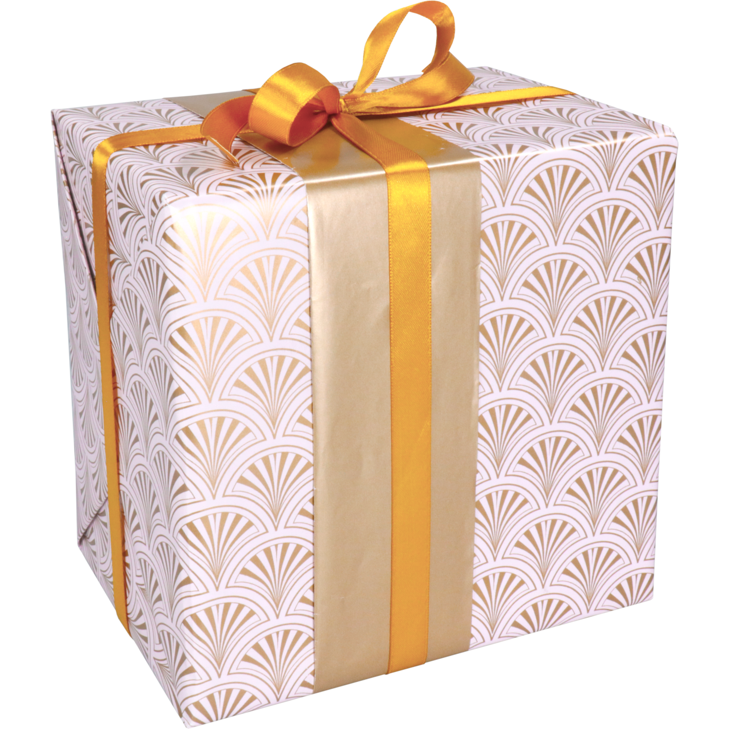 Cadeaupapier, 50cm, 200m, 80gr/m², Wave, goud