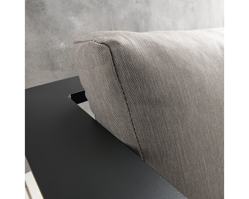 Destiny 4-zits loungeset bestaande uit: 1 hoekmodule, bijzettafel, tafel inclusief kussens, aluminium antraciet