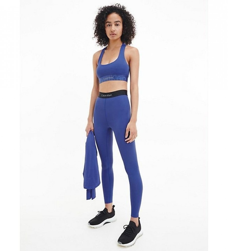Sutiã esportivo Calvin Klein Support azul