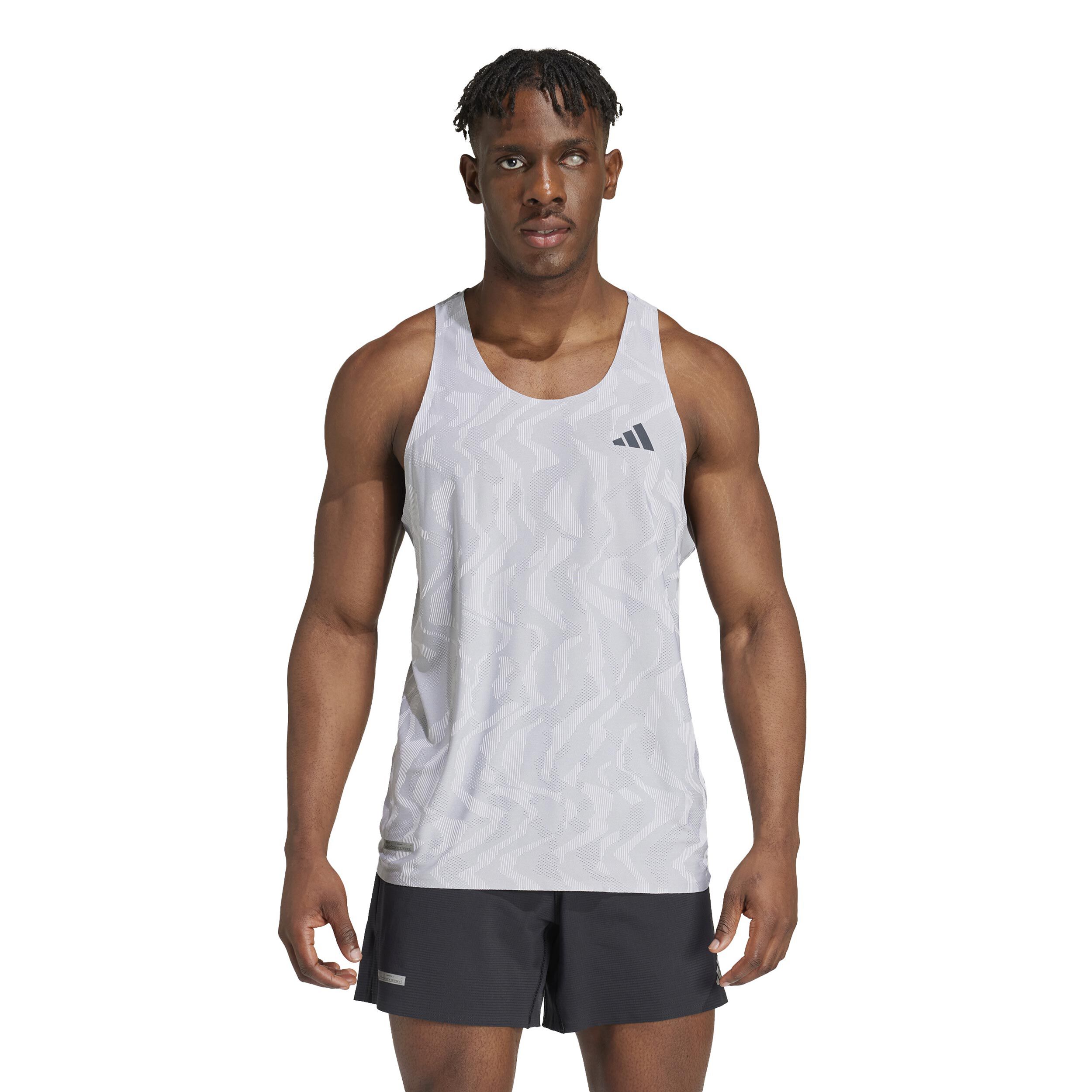 adidas Ultimate Engineered Maillot De Course Hommes - Argent