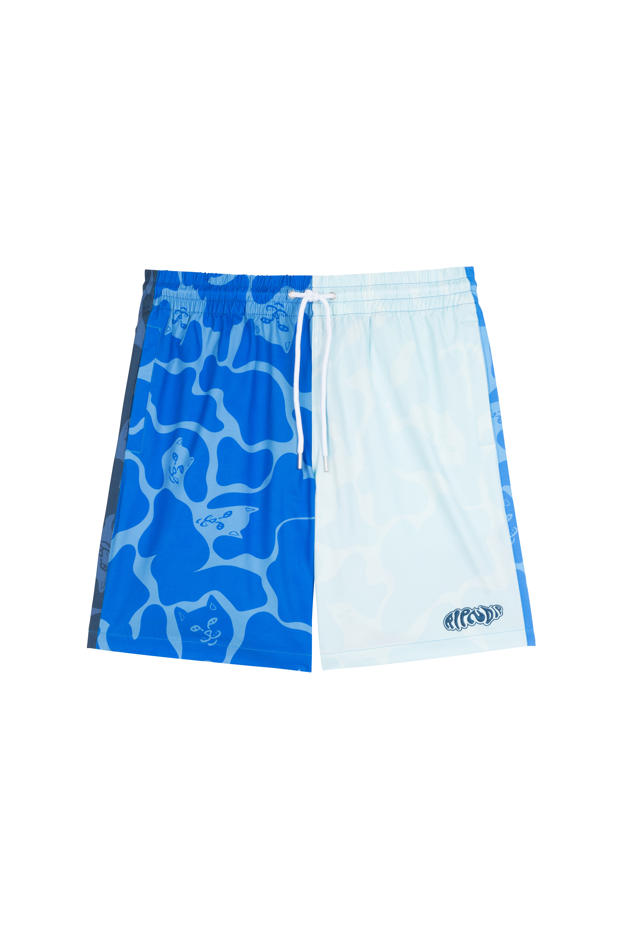 RIPNDIP Short de bain imprimé SOHO Bleu