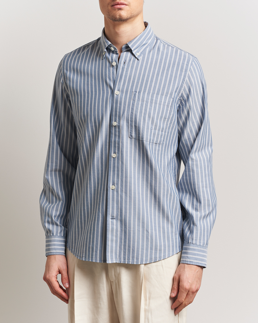 NN07 Arne Tencel Shirt Multi Stripe