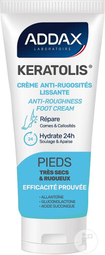 Addax Keratolis Crème Anti-Rugosités Lissant Pieds Très Secs & Rugueux 50ml