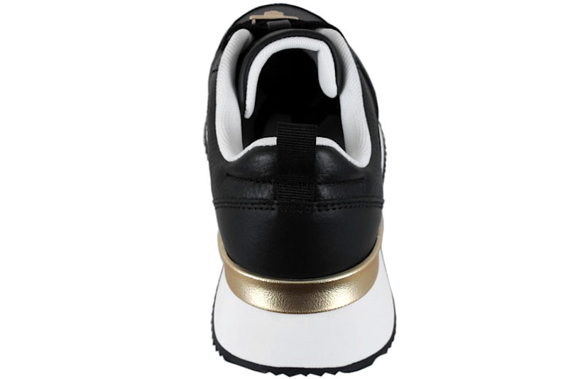 TOMMY HILFIGER FEMININE RUNNER SKO I SORT GLAT SKIND